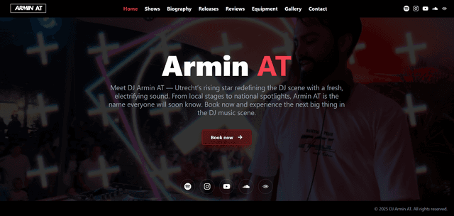 Armin AT Portfolio Website