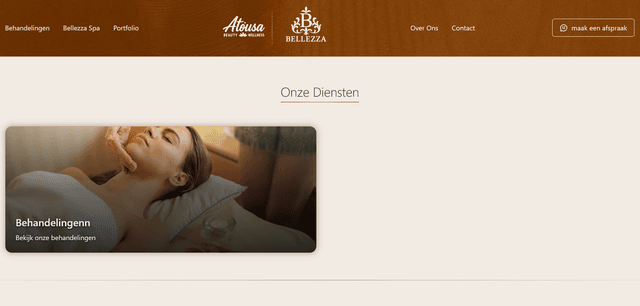 Atousa Beauty Wellness Website